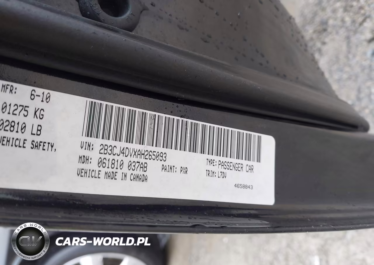 2010 Dodge Challenger Se VIN:2B3CJ4DVXAH265093 - 9