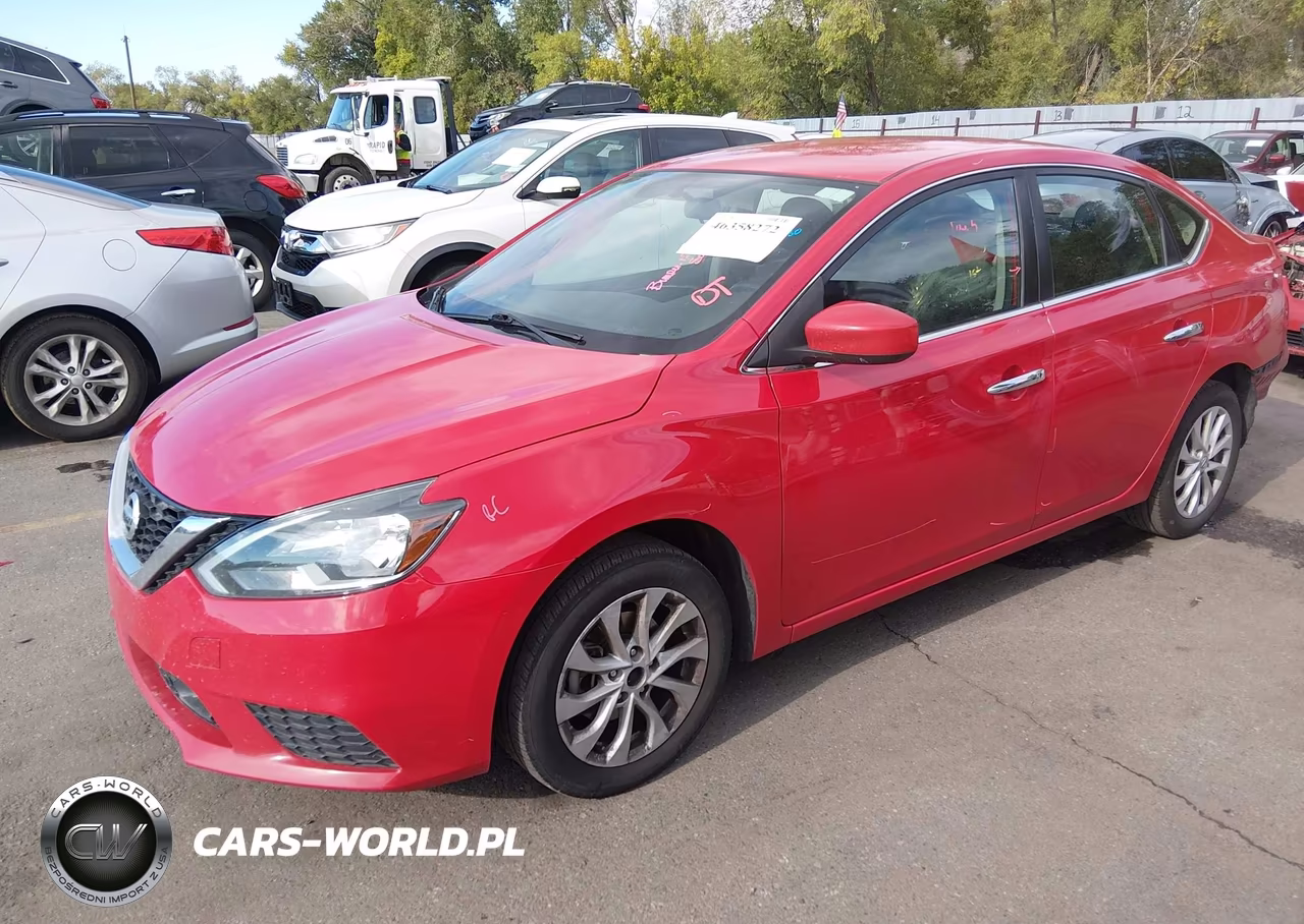 2019 Nissan Sentra Sv VIN:3N1AB7AP9KL606201 - 2