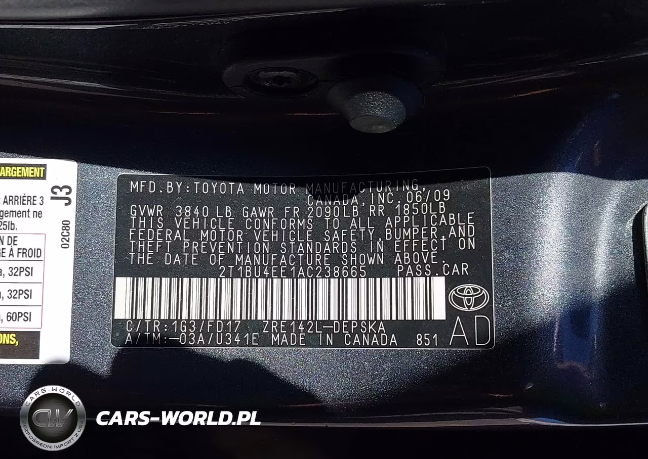 2010 Toyota Corolla S VIN:2T1BU4EE1AC238665 - 9