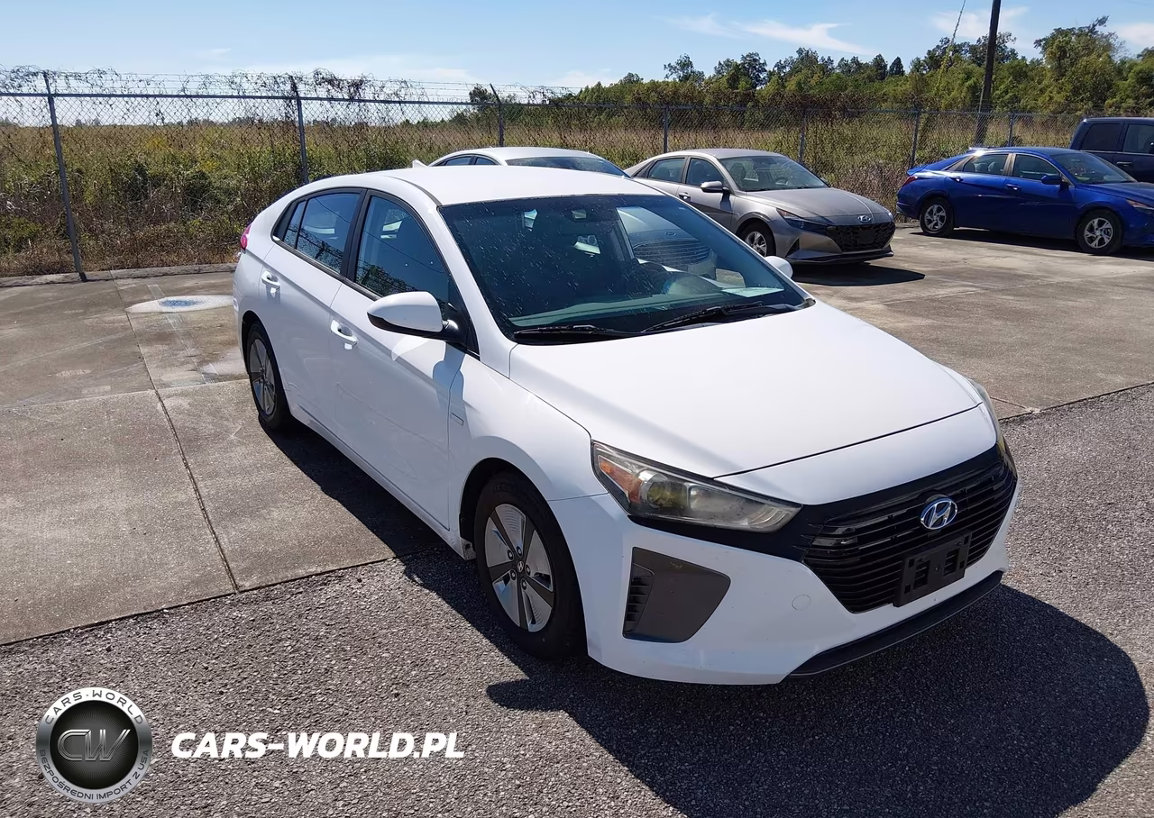 2018 Hyundai Ioniq Hybrid Blue VIN:KMHC65LC5JU100423 - 1