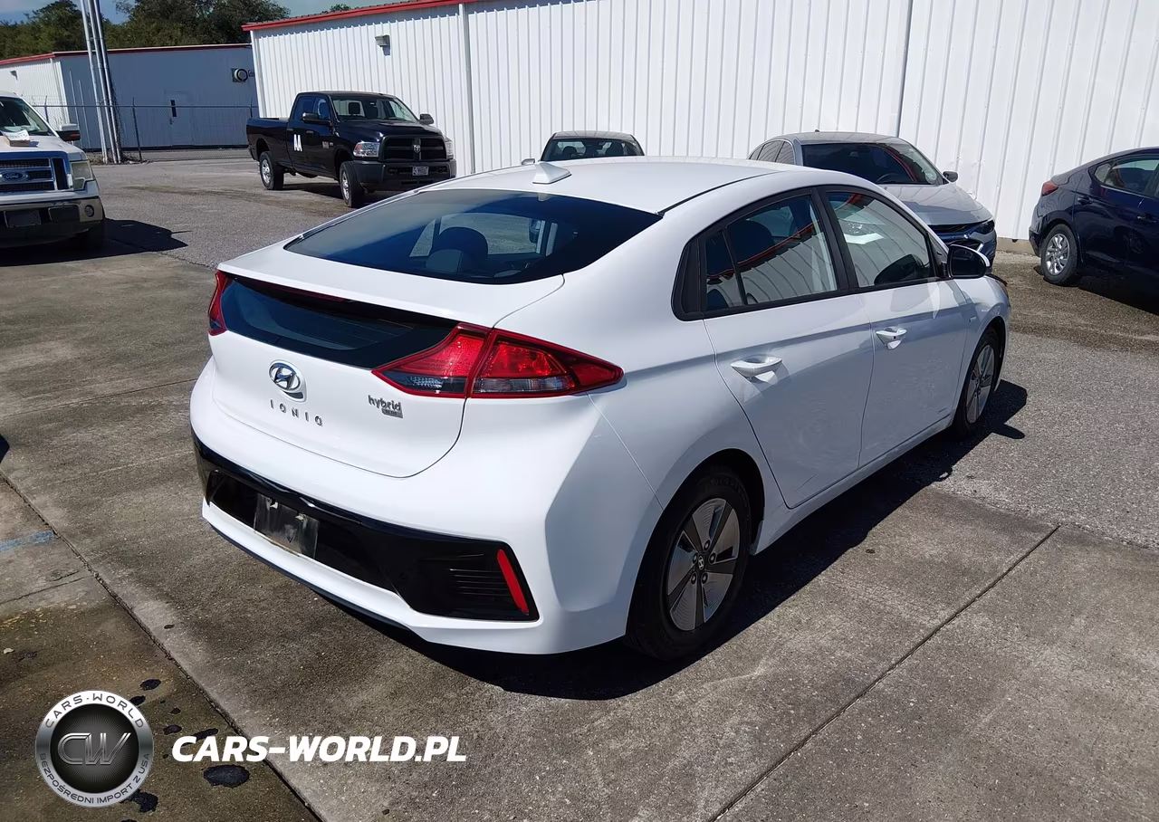 2018 Hyundai Ioniq Hybrid Blue VIN:KMHC65LC5JU100423 - 4