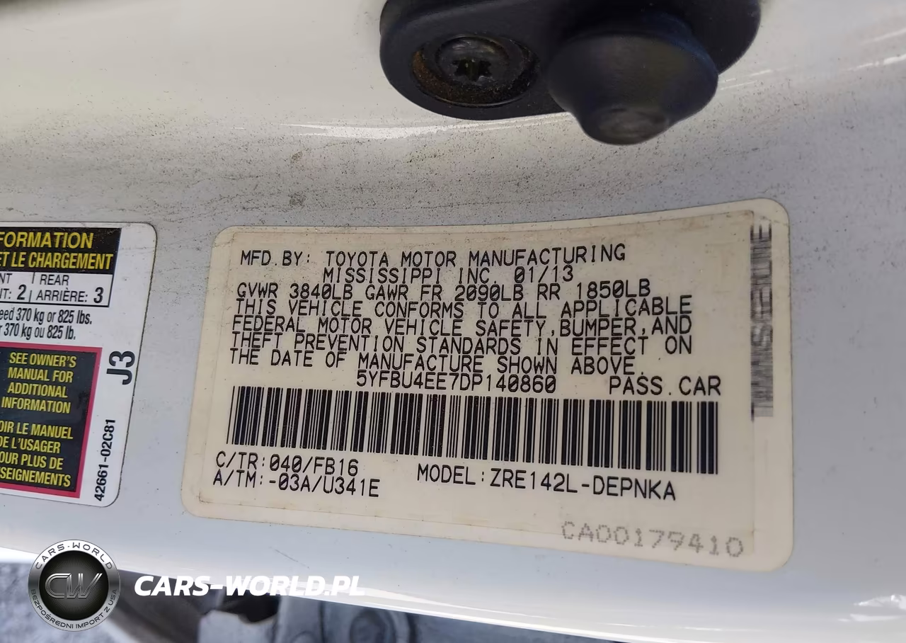 2013 Toyota Corolla Le VIN:5YFBU4EE7DP140860 - 9