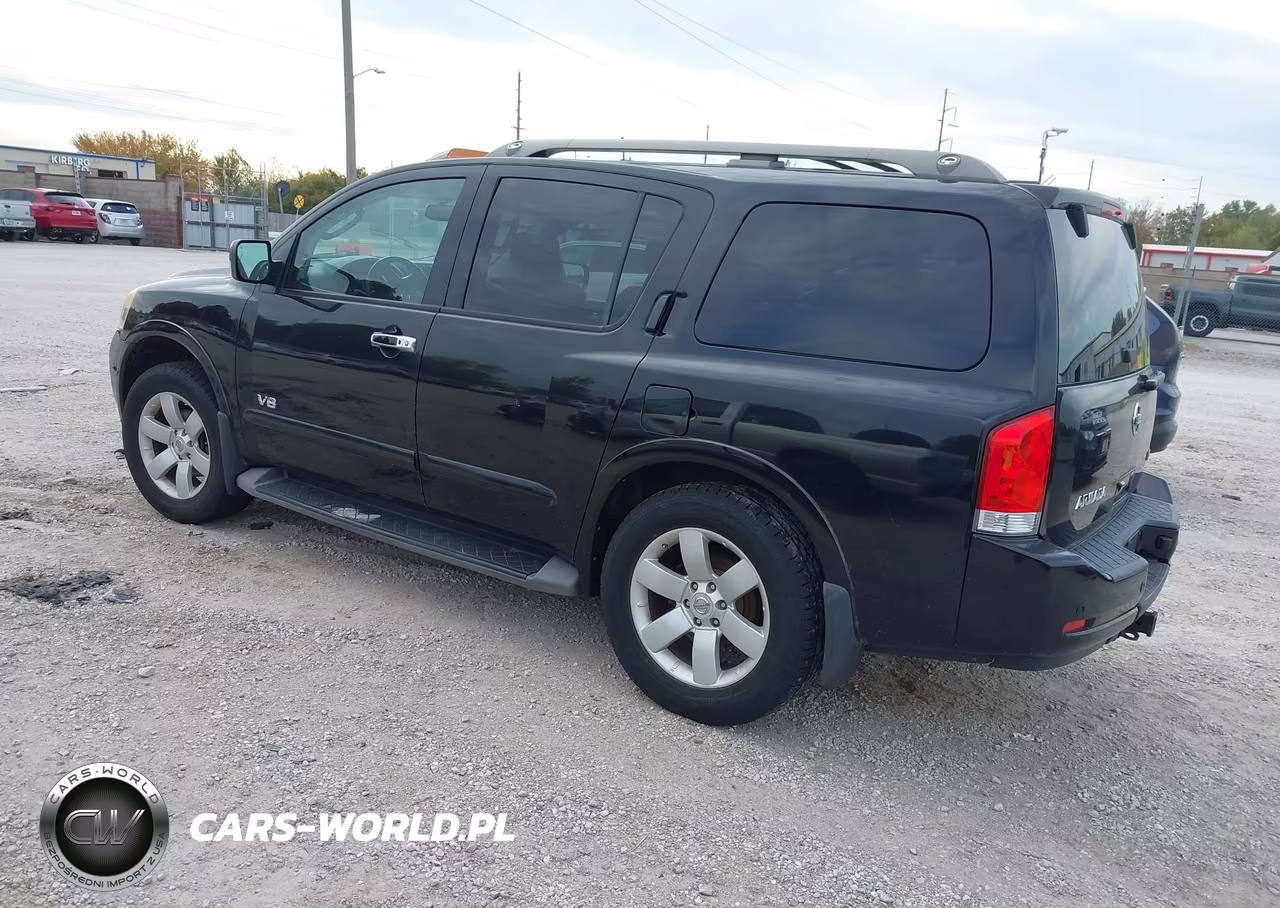 2008 Nissan Armada Se-Le VIN:5N1BA08C88N603356 - 3