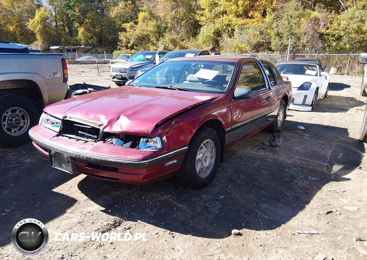 1989 Mercury Cougar Ls VIN:1MEPM6046KH672625 - 2