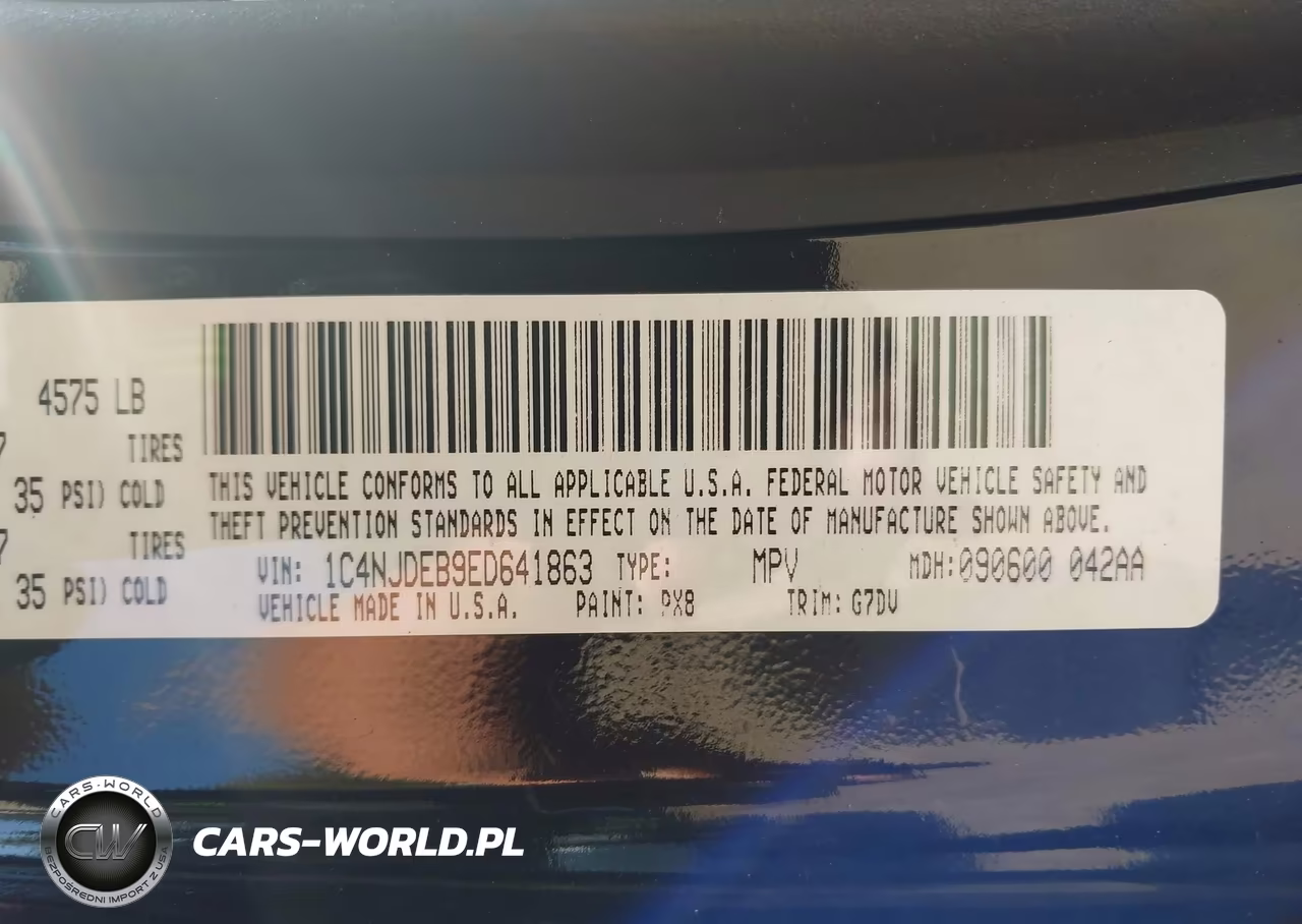 2014 Jeep Compass Latitude VIN:1C4NJDEB9ED641863 - 9