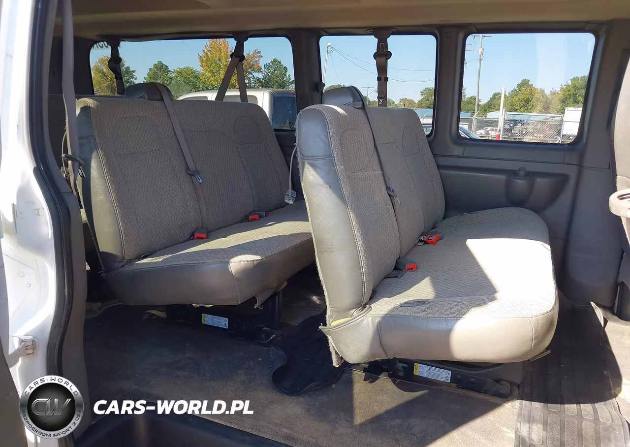 2024 Chevrolet Express Passenger Rwd 3500 Extended Wheelbase Lt VIN:1GAZGPF77R1140207 - 8
