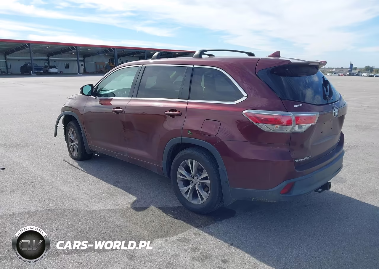 2015 Toyota Highlander Le Plus V6 VIN:5TDBKRFH5FS099389 - 3