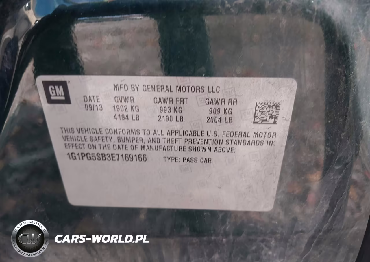2014 Chevrolet Cruze Ltz VIN:1G1PG5SB3E7169166 - 9