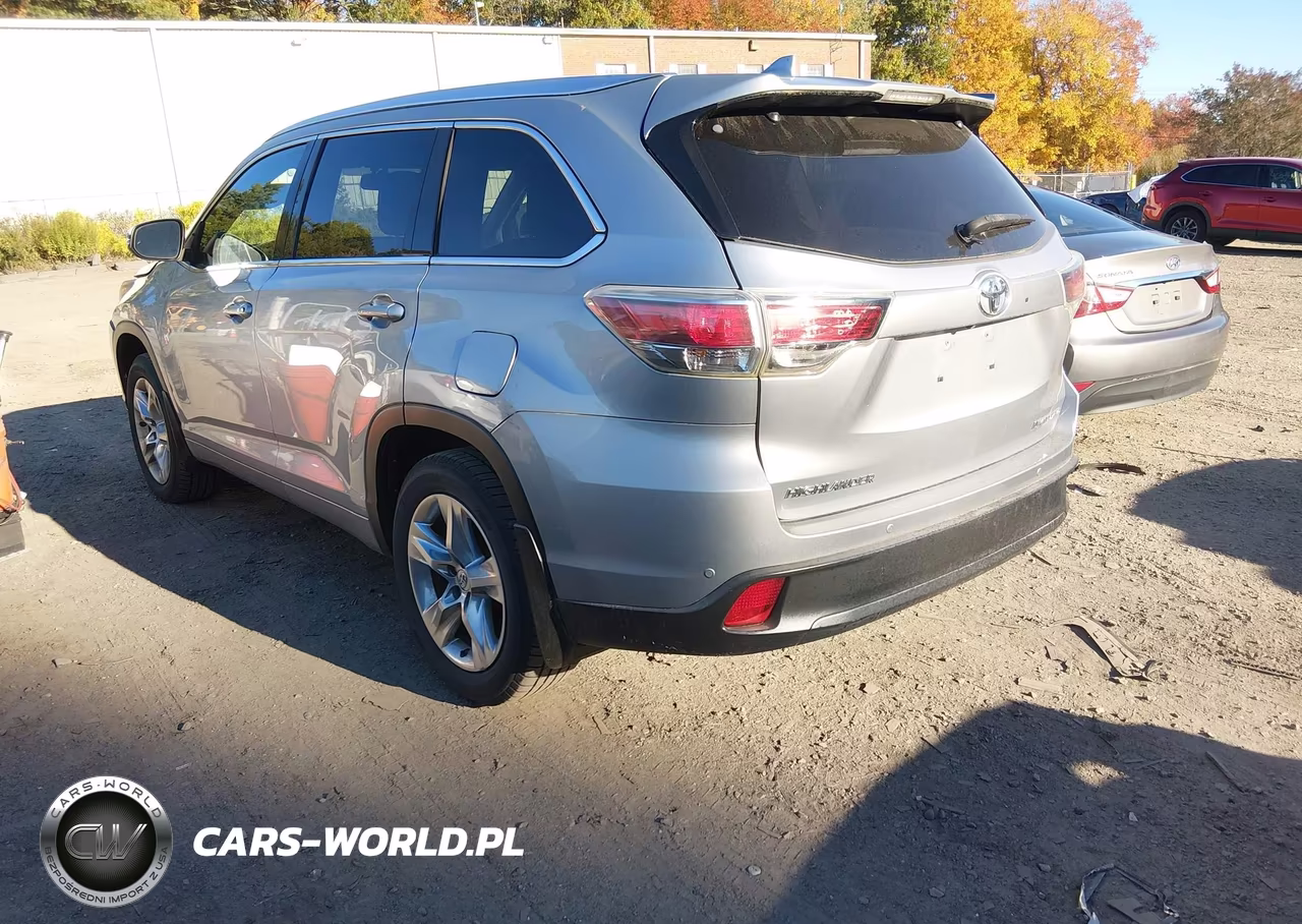 2014 Toyota Highlander Limited V6 VIN:5TDDKRFH7ES012860 - 3