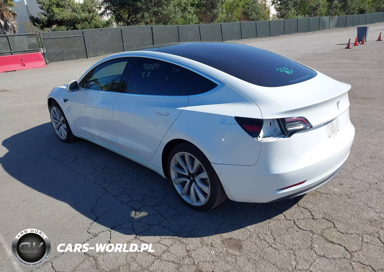 2018 Tesla Model 3 Long Range-Mid Range VIN:5YJ3E1EA3JF025189 - 3