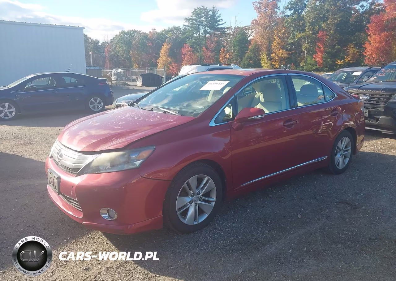 2010 Lexus Hs 250H VIN:JTHBB1BA5A2036348 - 2