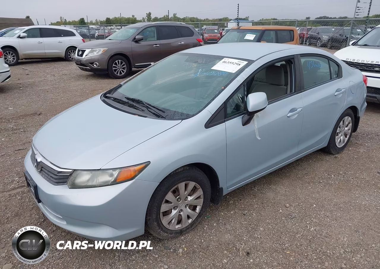 2012 Honda Civic Lx VIN:19XFB2F50CE033157 - 2