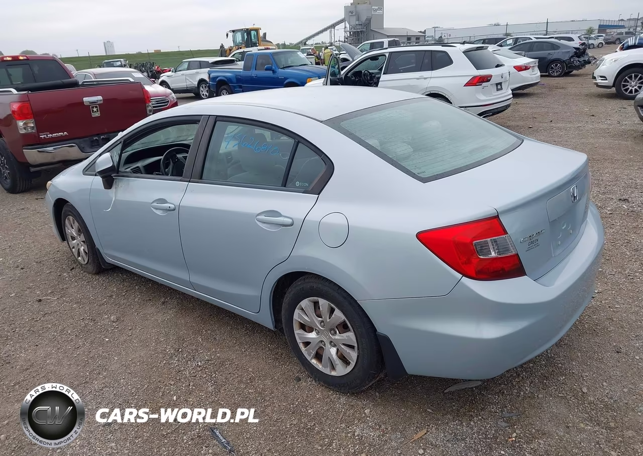 2012 Honda Civic Lx VIN:19XFB2F50CE033157 - 3