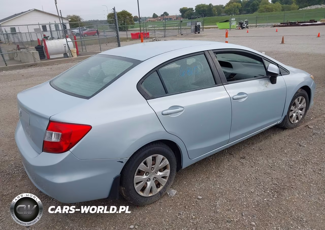 2012 Honda Civic Lx VIN:19XFB2F50CE033157 - 4
