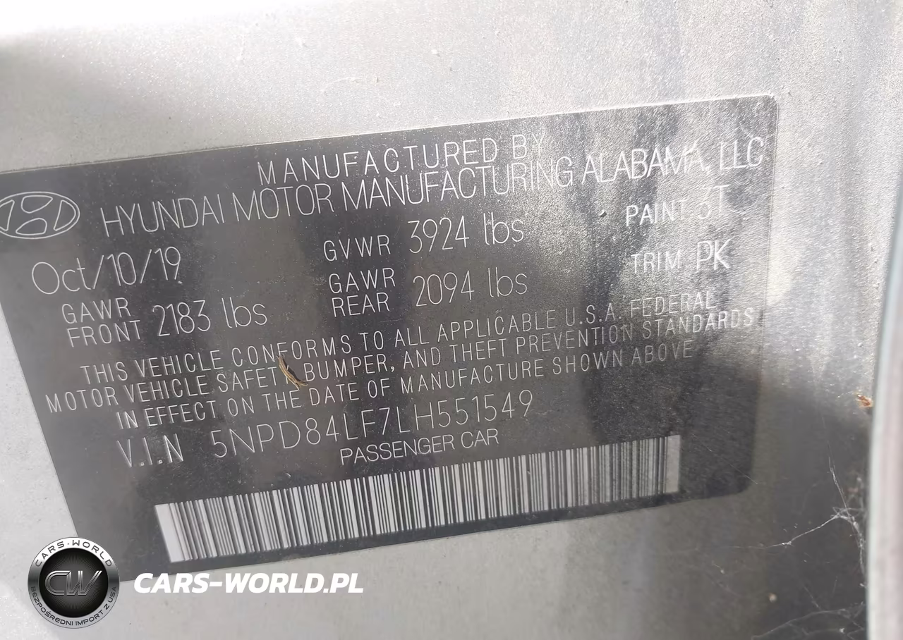 2020 Hyundai Elantra Sel VIN:5NPD84LF7LH551549 - 9
