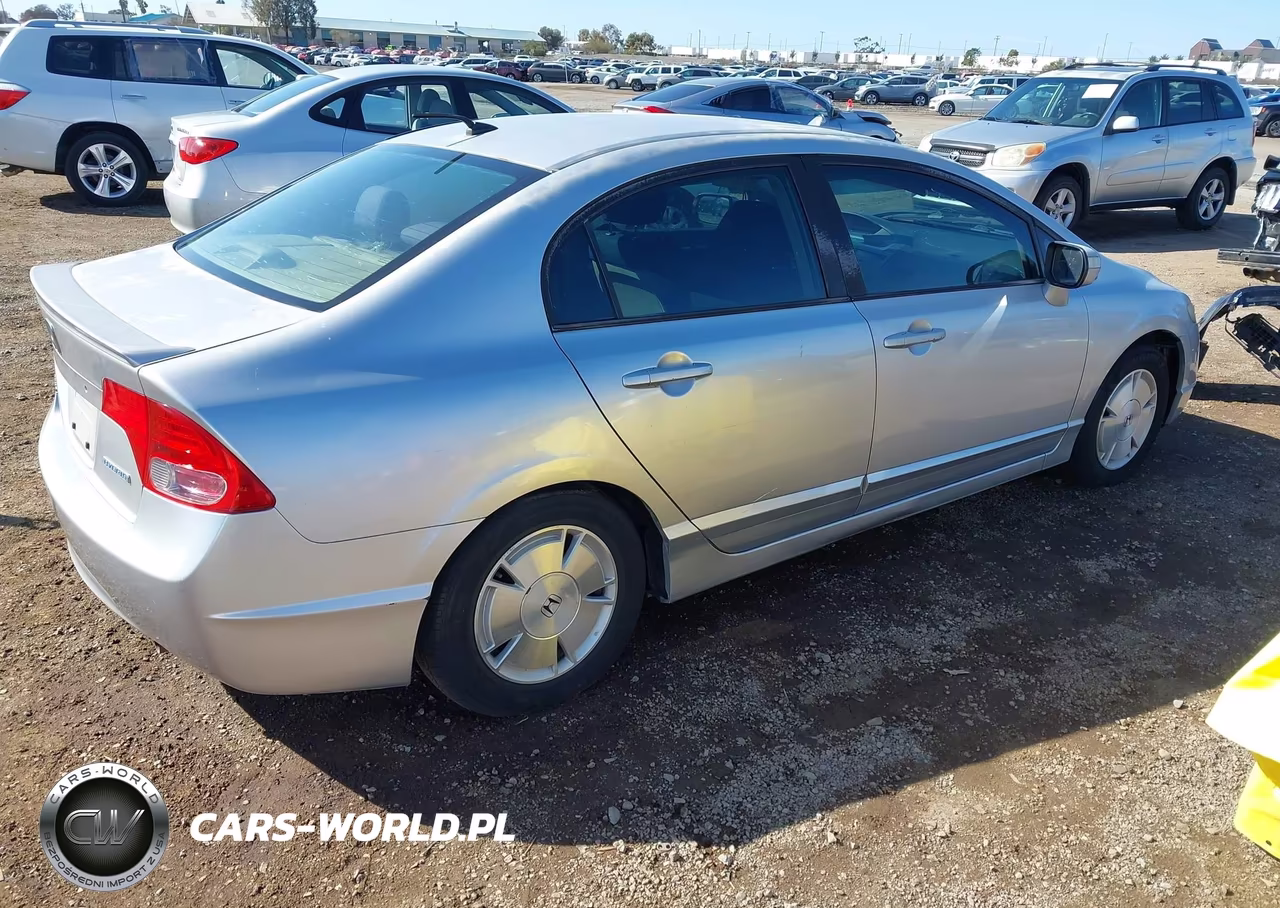2007 Honda Civic Hybrid VIN:JHMFA36237S002050 - 4