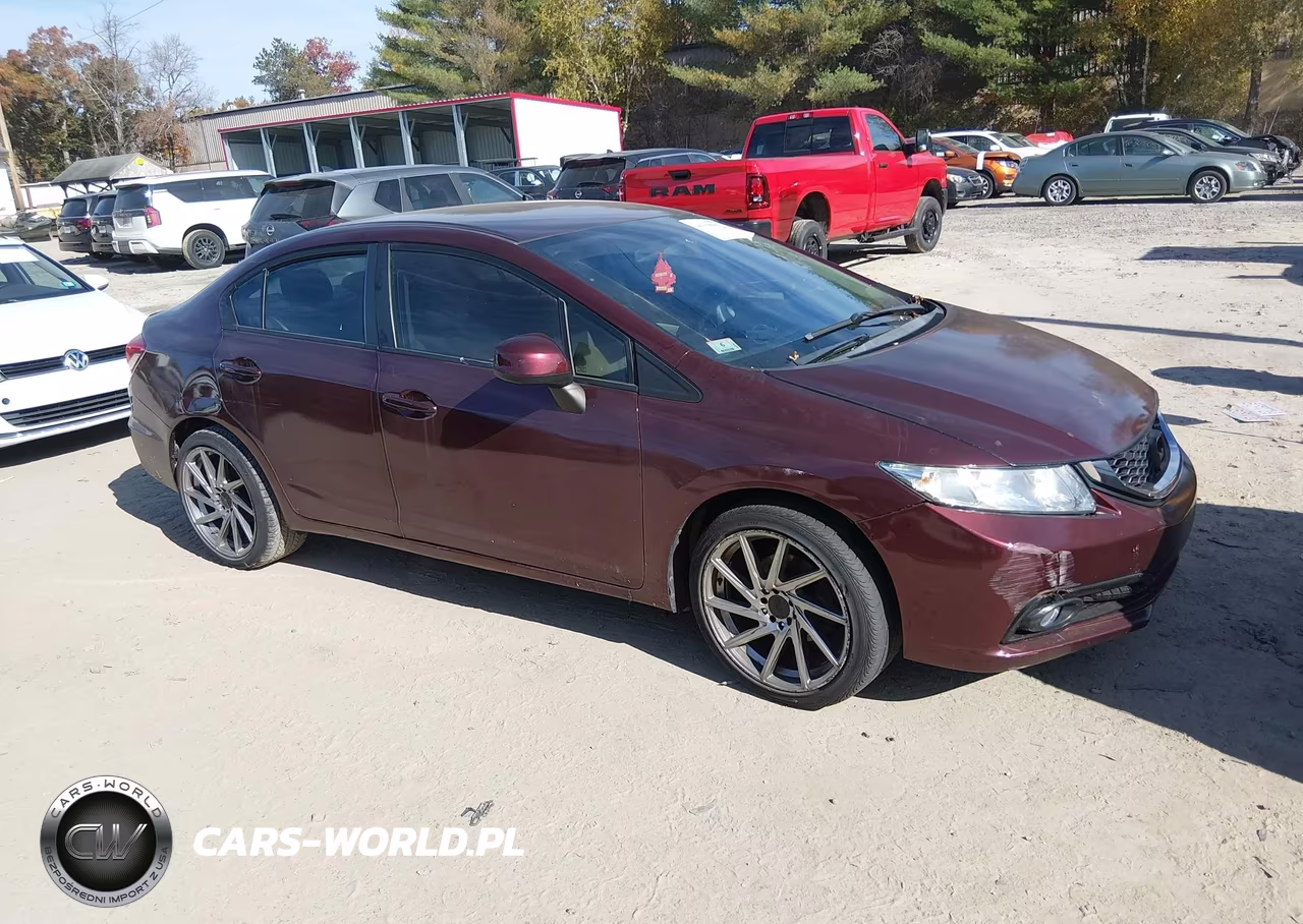 2013 Honda Civic Lx VIN:2HGFB2F55DH555595 - 1