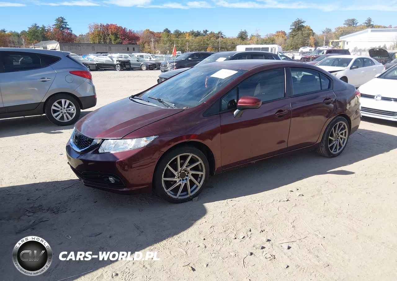 2013 Honda Civic Lx VIN:2HGFB2F55DH555595 - 2