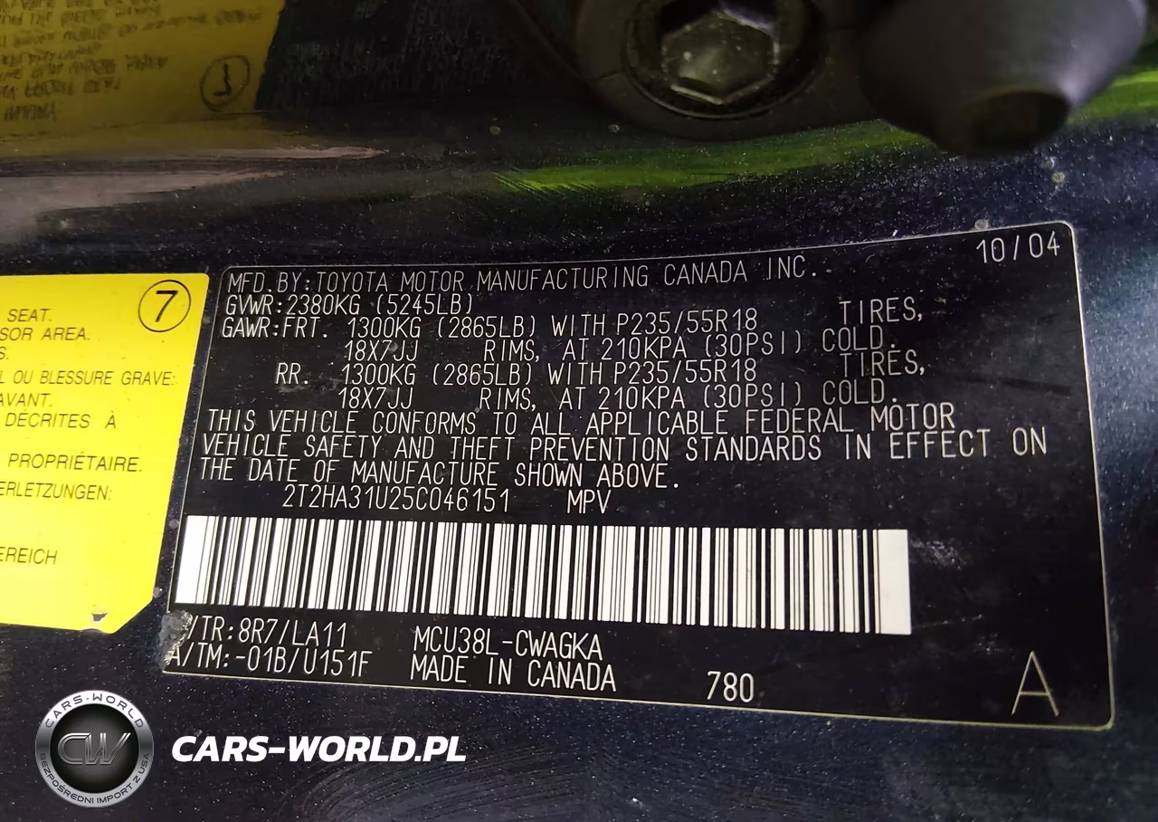 2005 Lexus Rx 330 VIN:2T2HA31U25C046151 - 9