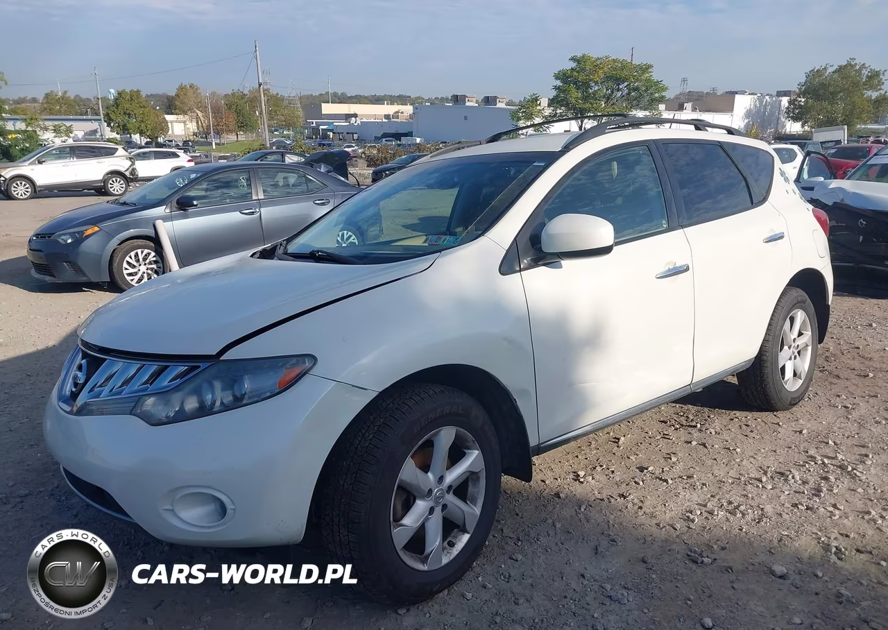 2010 Nissan Murano Sl VIN:JN8AZ1MW3AW112910 - 2