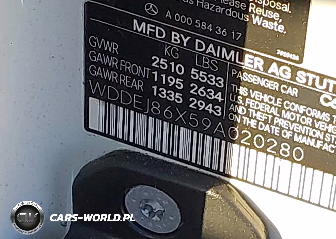 2009 Mercedes-Benz Cl 550 4Matic VIN:WDDEJ86X59A020280 - 9