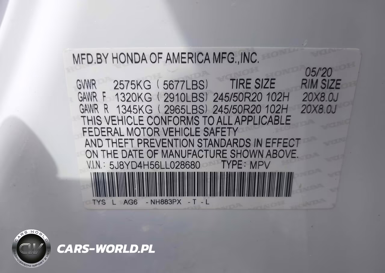 2020 Acura Mdx Technology Package VIN:5J8YD4H56LL028680 - 9