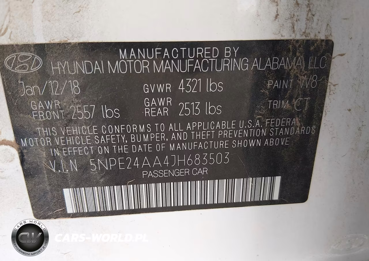 2018 Hyundai Sonata Eco VIN:5NPE24AA4JH683503 - 9