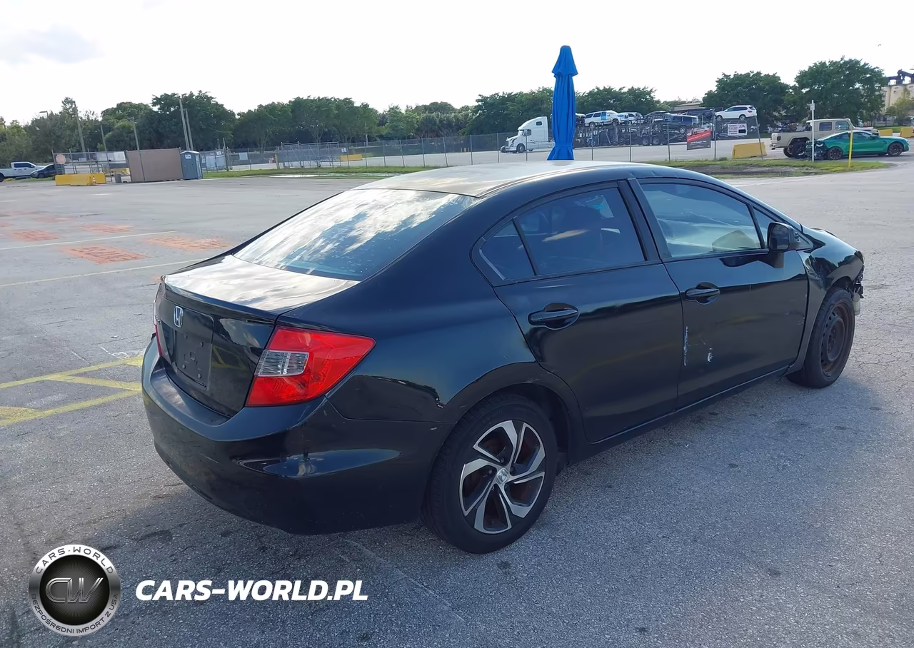 2012 Honda Civic Lx VIN:19XFB2F53CE024761 - 4