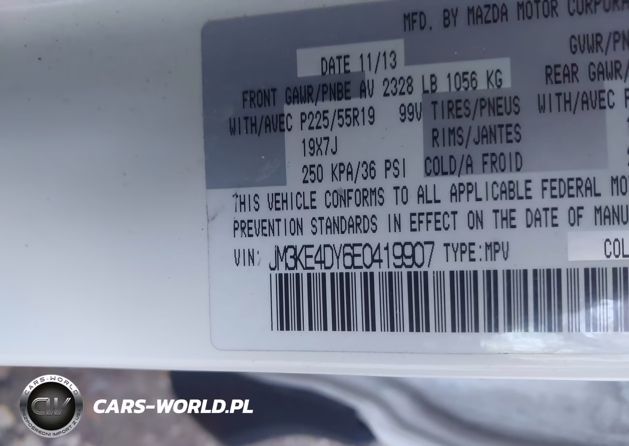2014 Mazda Cx-5 Grand Touring VIN:JM3KE4DY6E0419907 - 9