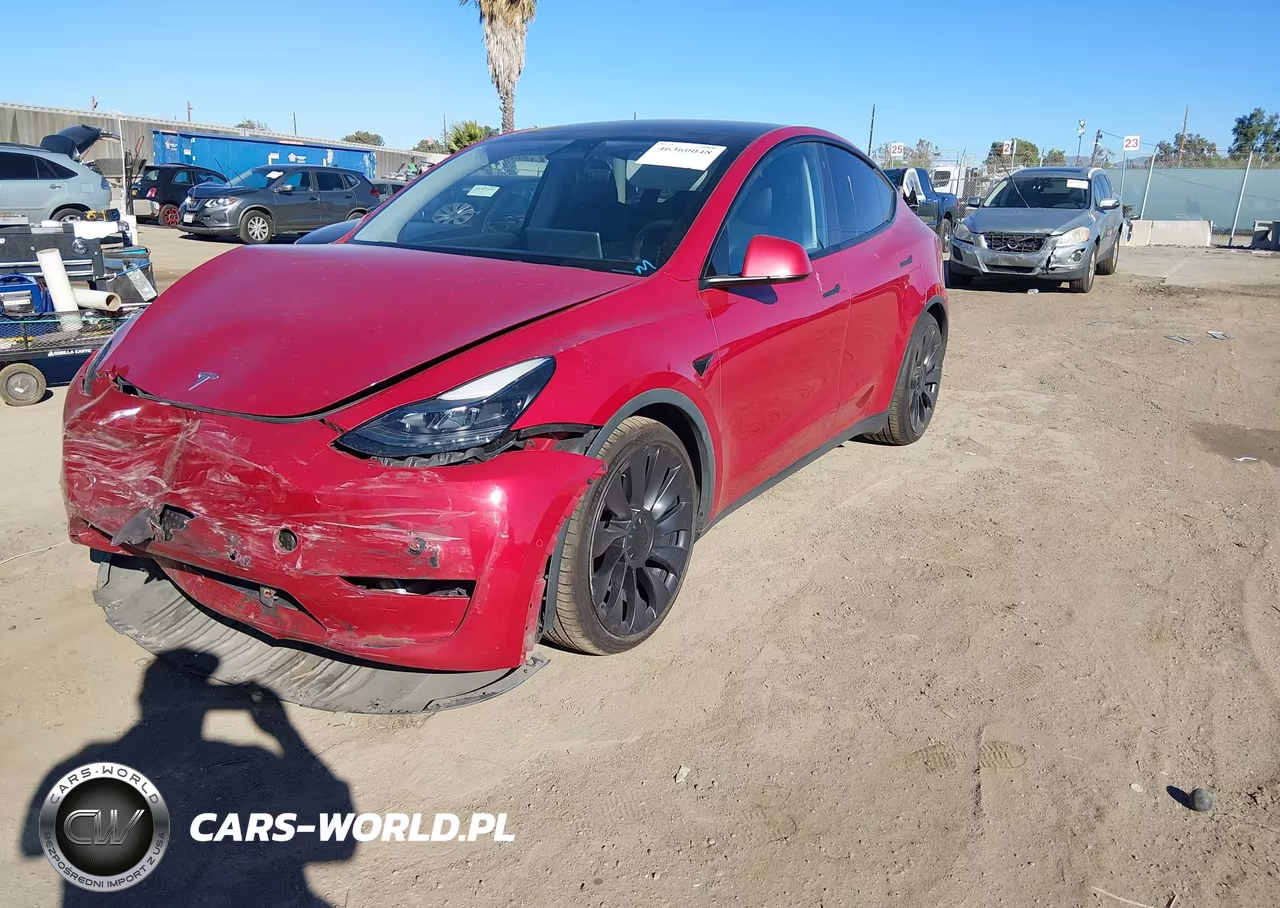 2022 Tesla Model Y Performance Dual Motor All-Wheel Drive VIN:7SAYGDEF9NF342755 - 2