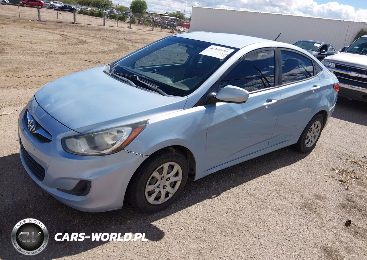 2014 Hyundai Accent Gls VIN:KMHCT4AE2EU611942 - 2