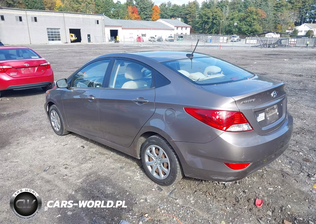 2012 Hyundai Accent Gls VIN:KMHCT4AE5CU254138 - 3
