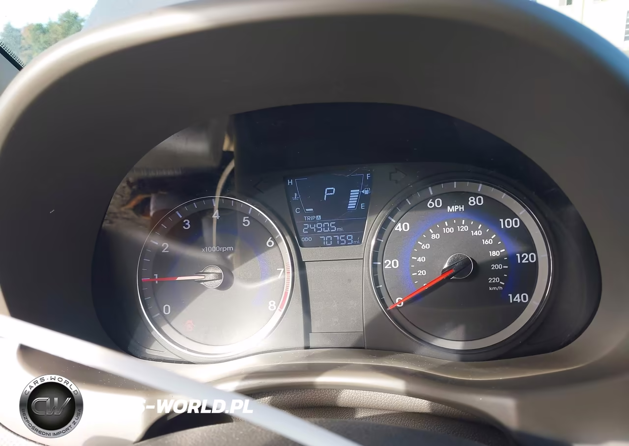 2012 Hyundai Accent Gls VIN:KMHCT4AE5CU254138 - 7