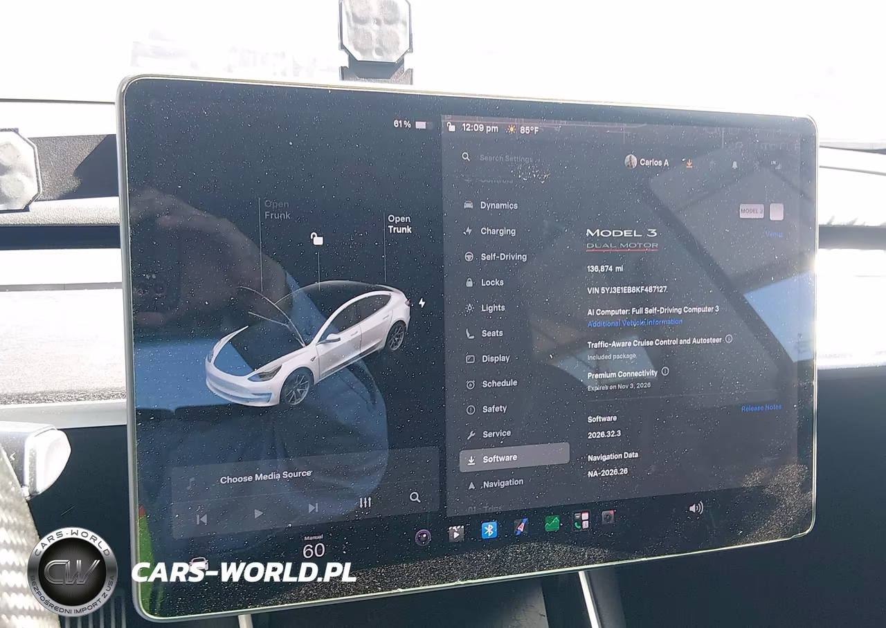 2019 Tesla Model 3 Long Range-Performance VIN:5YJ3E1EB8KF487127 - 7