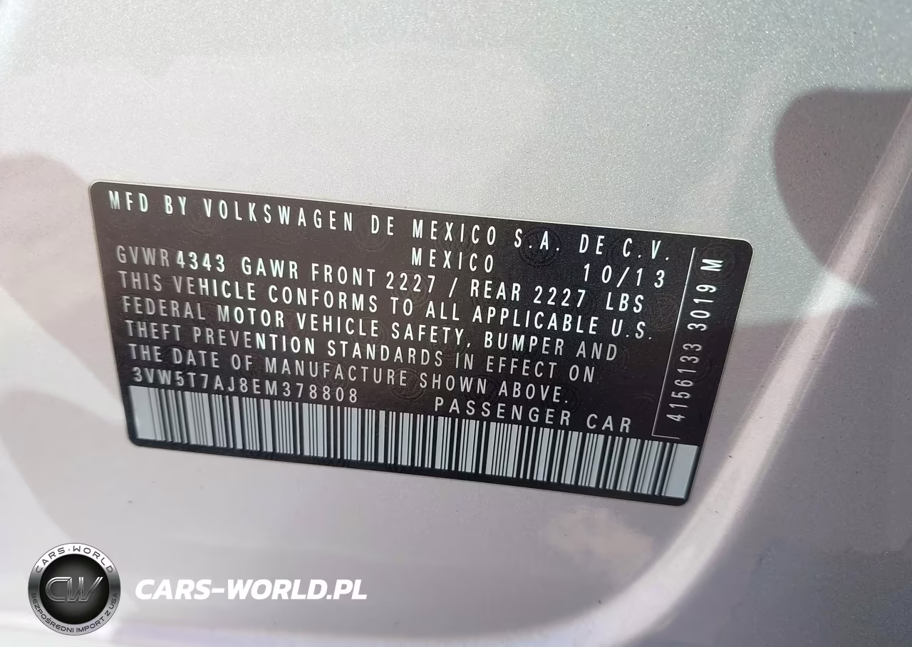 2014 Volkswagen Jetta Gli Autobahn VIN:3VW5T7AJ8EM378808 - 9