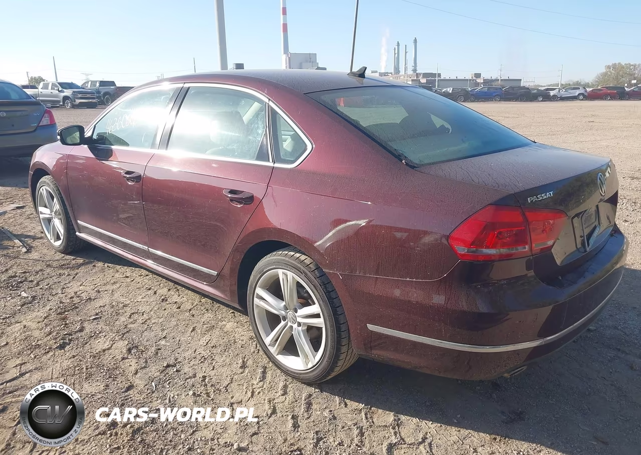 2014 Volkswagen Passat 2.0L Tdi Se VIN:1VWBN7A36EC007842 - 3