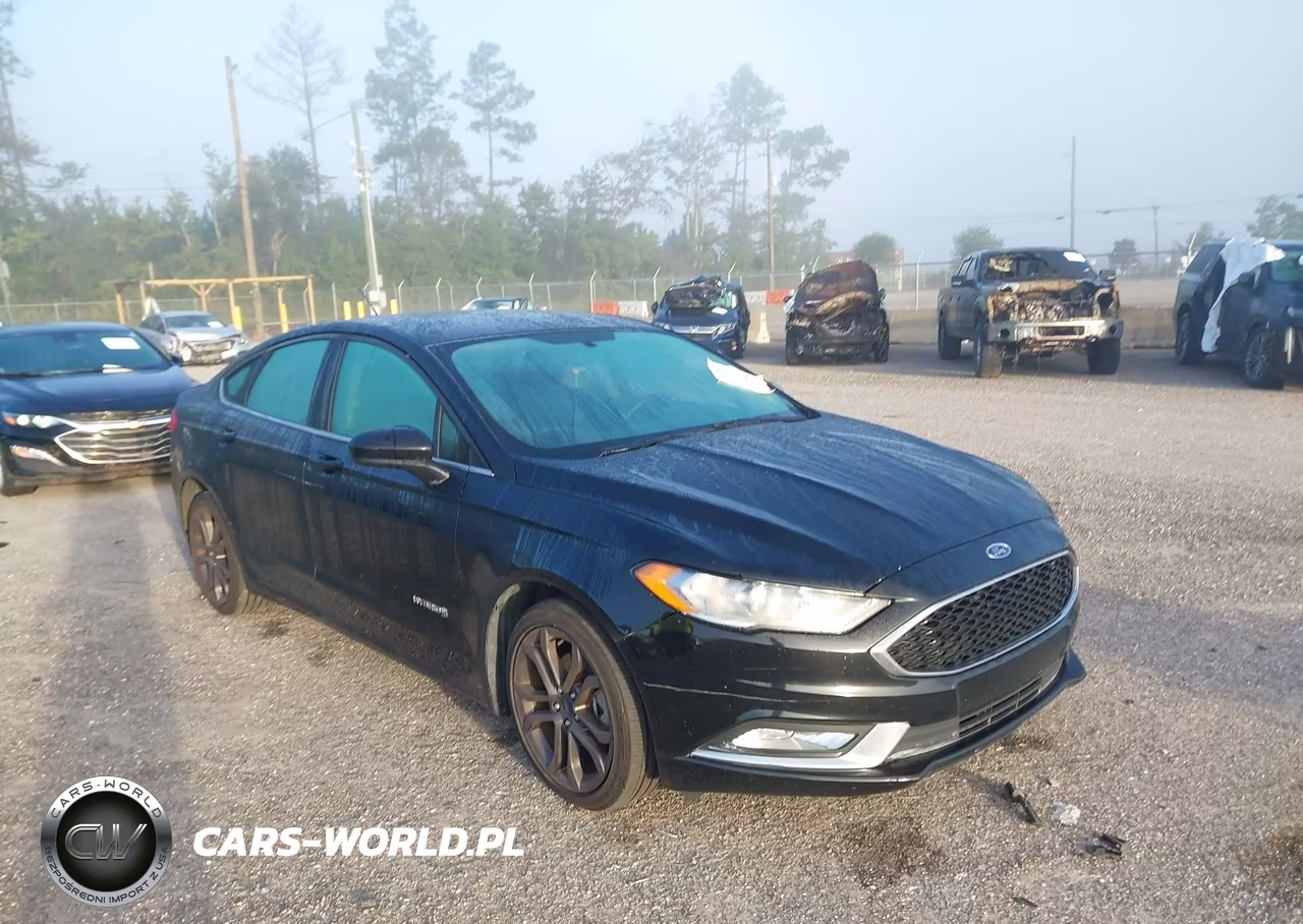 2018 Ford Fusion Hybrid Se VIN:3FA6P0LU7JR120129 - 1