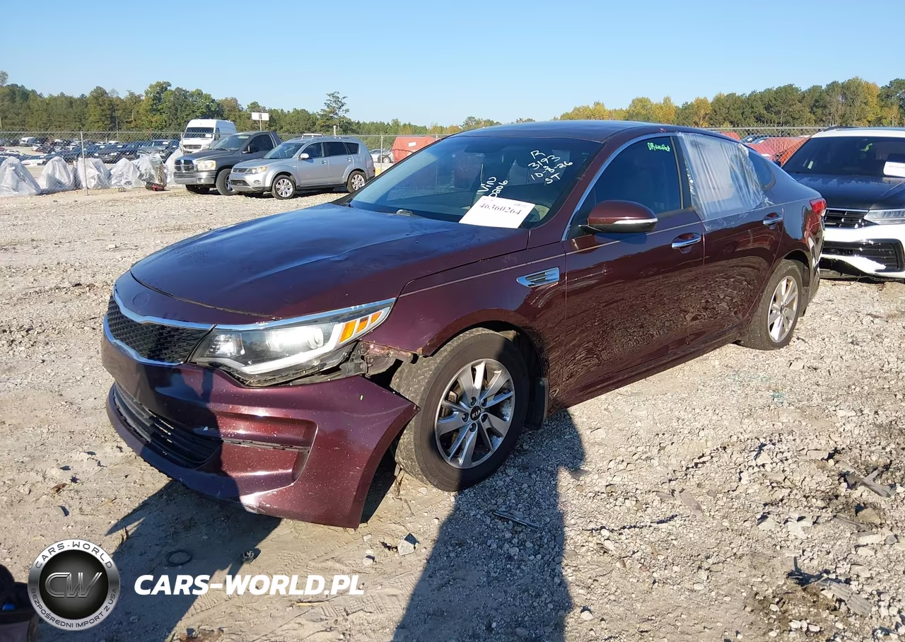 2016 Kia Optima Lx VIN:5XXGT4L39GG100206 - 2
