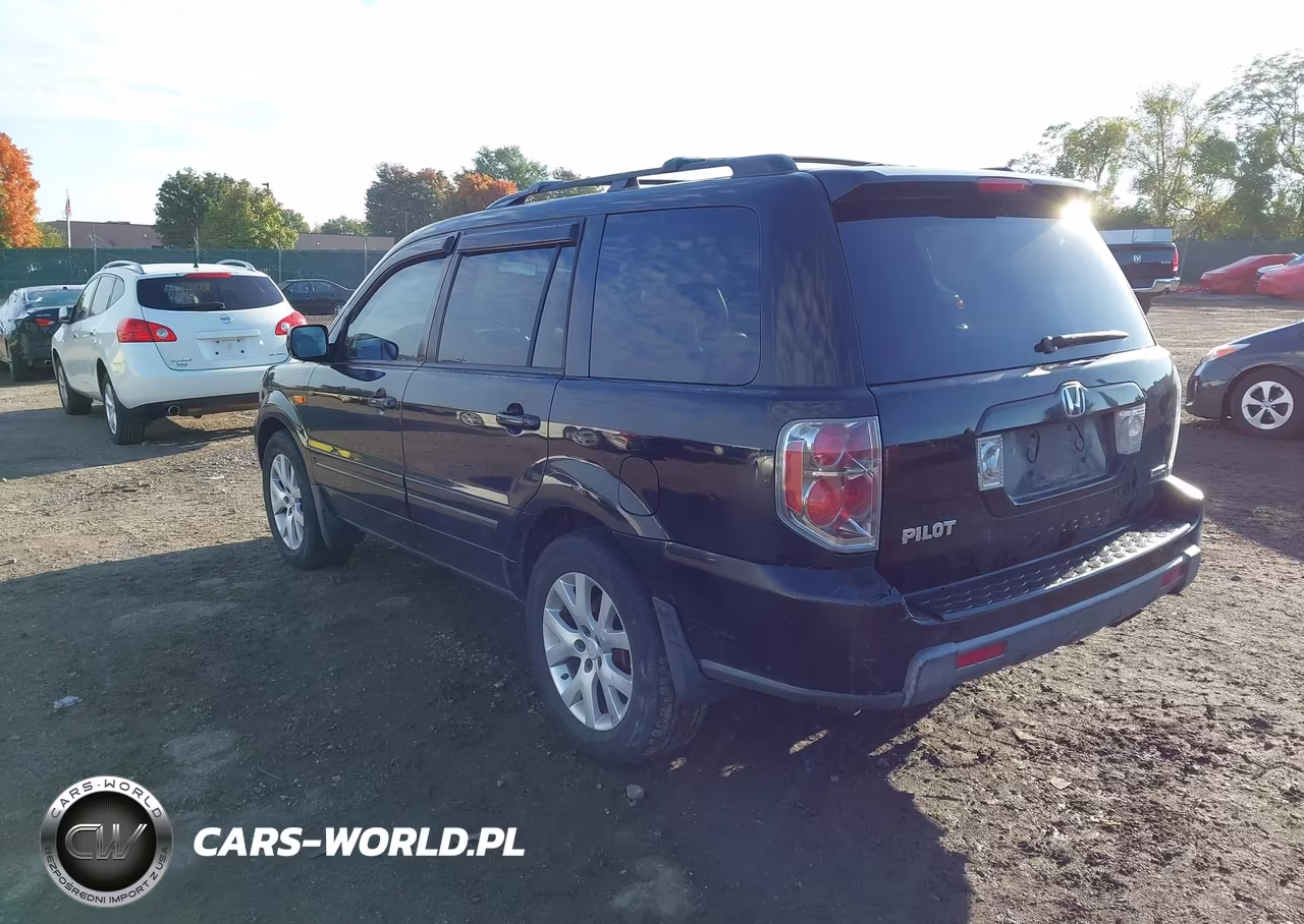2007 Honda Pilot Ex-L VIN:5FNYF18547B025826 - 3
