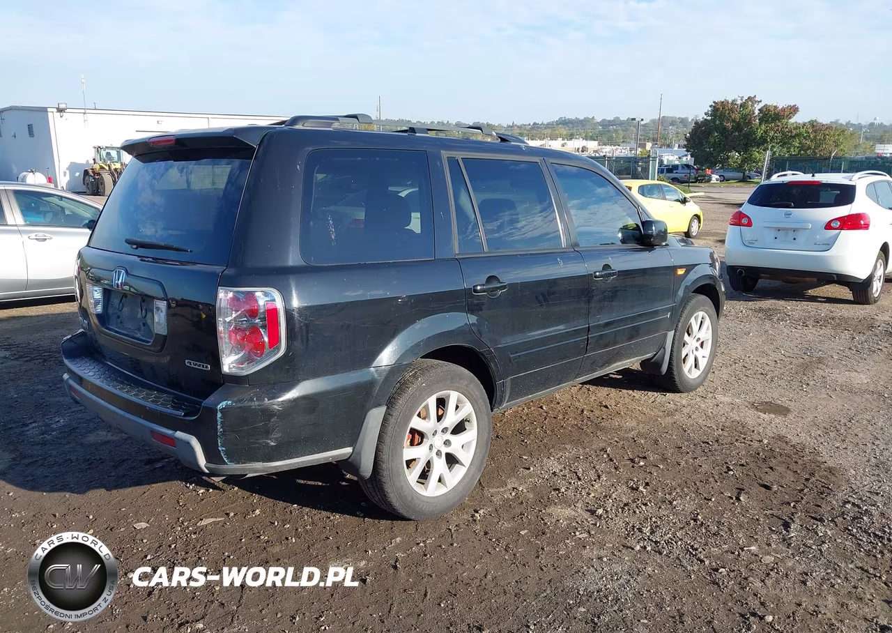 2007 Honda Pilot Ex-L VIN:5FNYF18547B025826 - 4