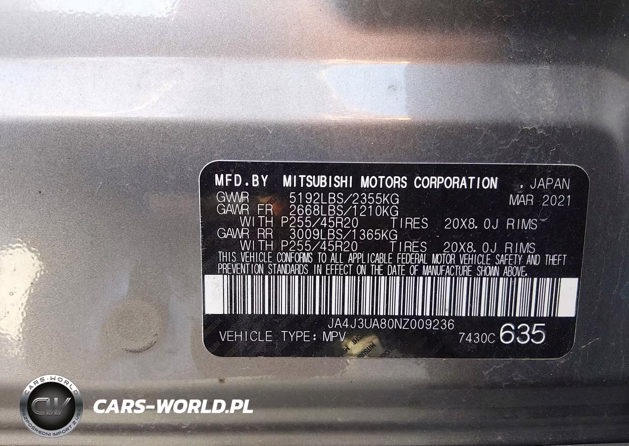 2022 Mitsubishi Outlander Black Edition 2Wd-Se 2.5 2Wd-Se Launch Edition 2Wd VIN:JA4J3UA80NZ009236 - 9