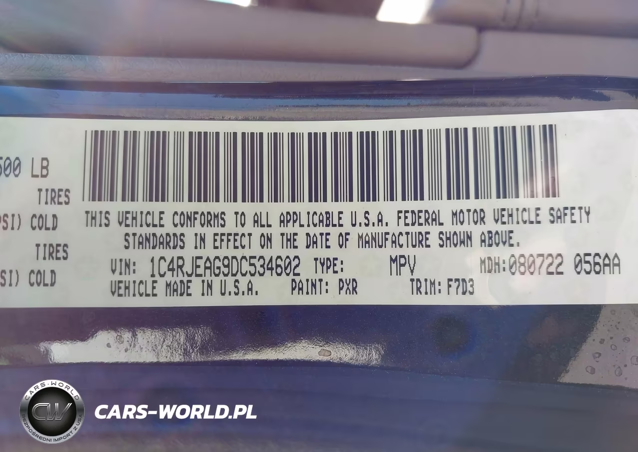 2013 Jeep Grand Cherokee Laredo VIN:1C4RJEAG9DC534602 - 9