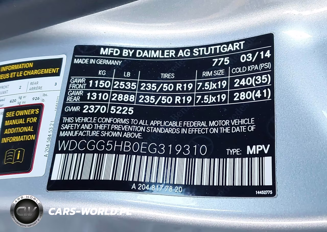 2014 Mercedes-Benz Glk 350 VIN:WDCGG5HB0EG319310 - 9