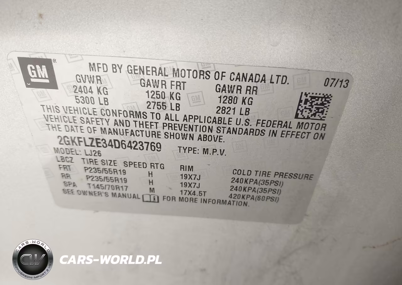 2013 GMC Terrain Denali VIN:2GKFLZE34D6423769 - 9