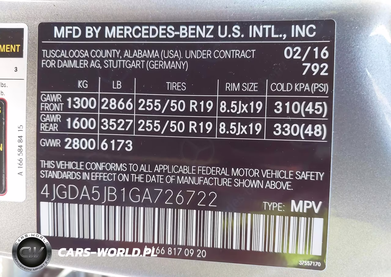 2016 Mercedes-Benz Gle 350 VIN:4JGDA5JB1GA726722 - 9