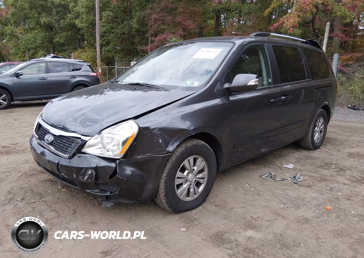 2012 Kia Sedona Lx VIN:KNDMG4C74C6492921 - 2