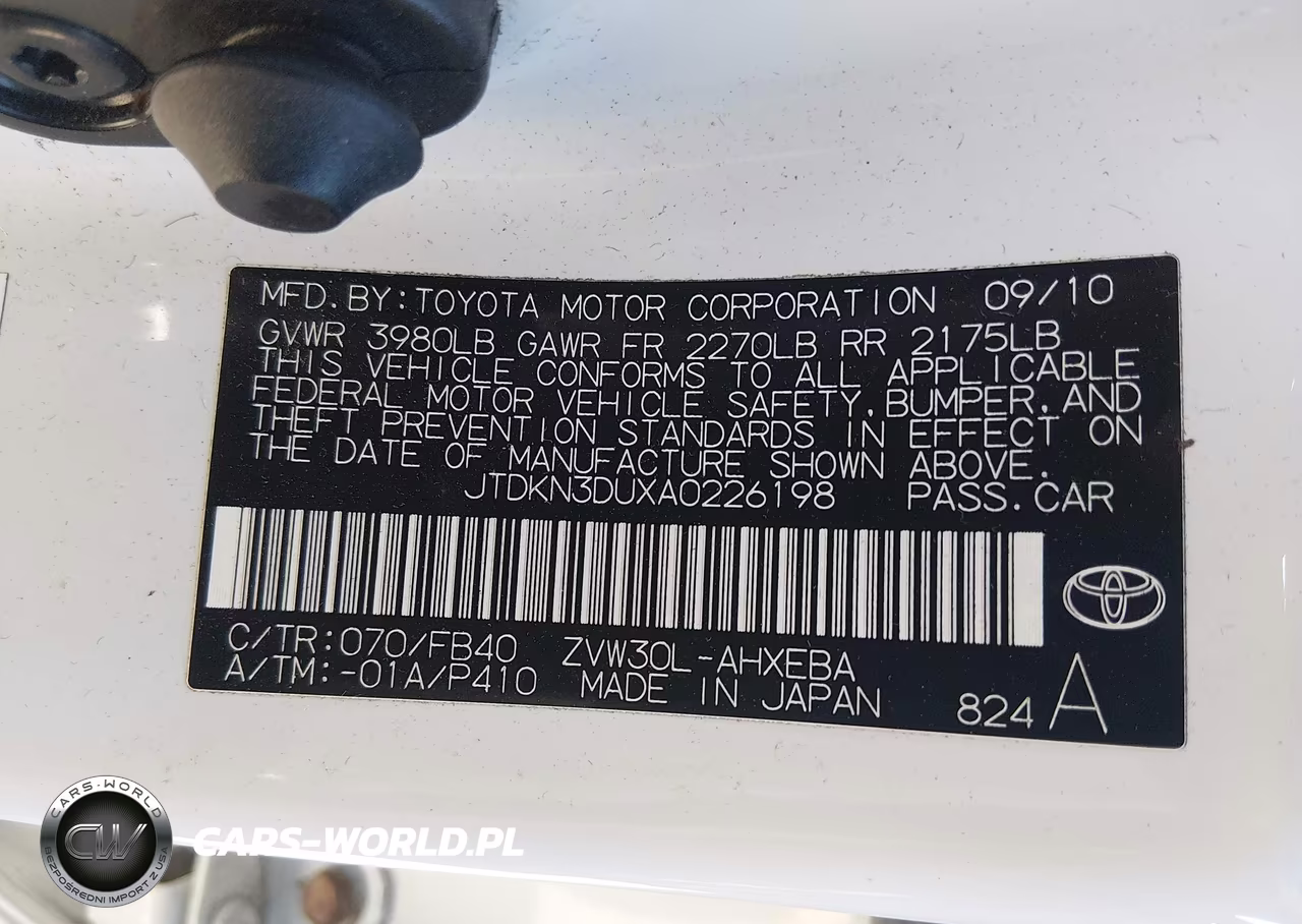 2010 Toyota Prius Iii VIN:JTDKN3DUXA0226198 - 9