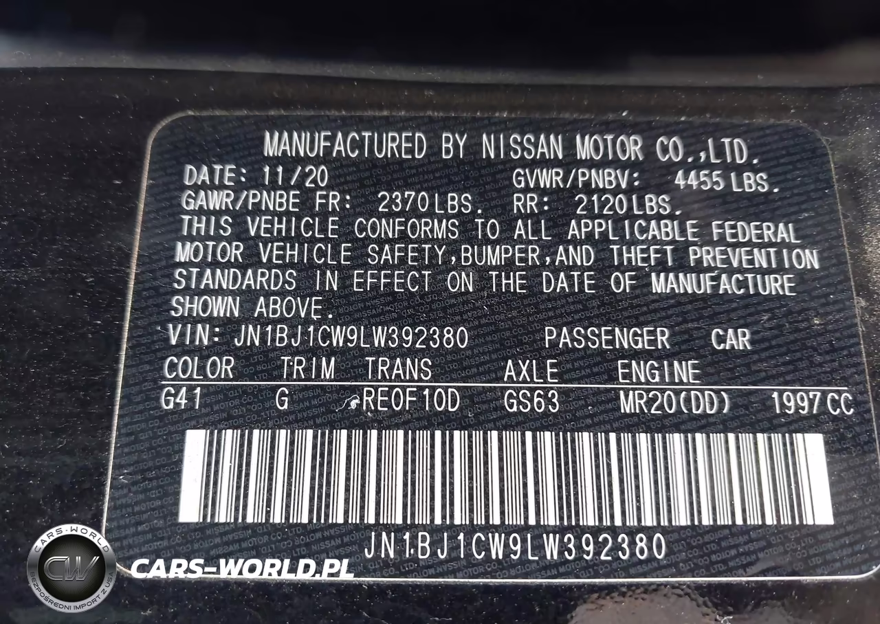 2020 Nissan Rogue Sport Sv Awd Xtronic Cvt VIN:JN1BJ1CW9LW392380 - 9