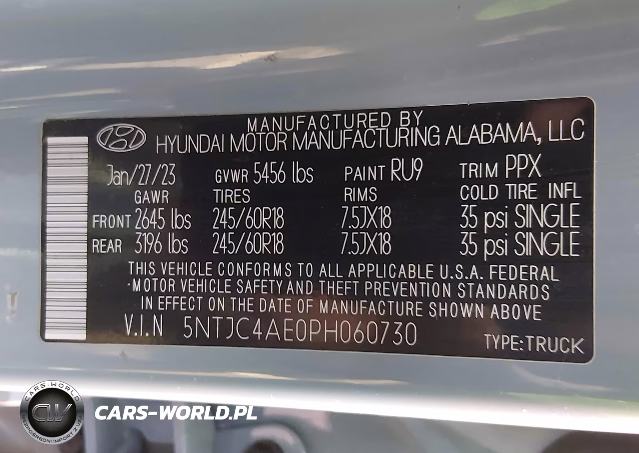 2023 Hyundai Santa Cruz Sel VIN:5NTJC4AE0PH060730 - 9