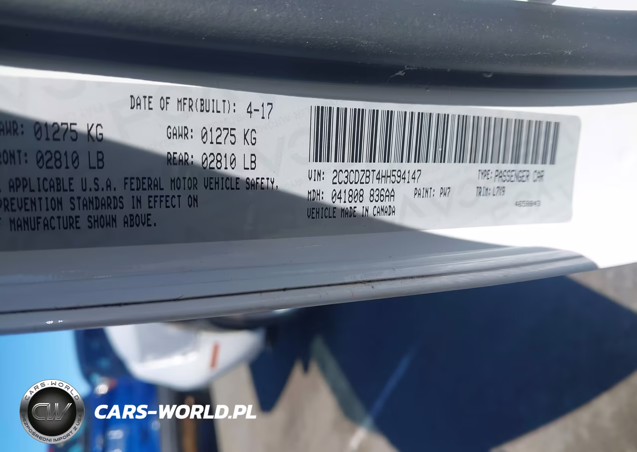 2017 Dodge Challenger R-T VIN:2C3CDZBT4HH594147 - 9
